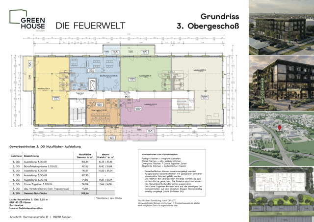 Grundriss Greenhouse Senden 3. Obergeschoss